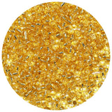 Bala&Fillic Clear Golden Silver Lined Color 4mm Seed Beads About 1200pcs/100Grams in Bag, 6/0 Glass Craft Beads for Making Brace