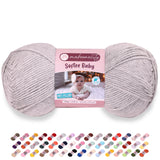Makromecity Softee Baby Yarn,%100 Premium Anti-Pilling Acrylic, 3.5 Oz, 273 yd (100gr/250 mt), Stone Soft Yarn for Crocheting an