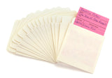 Hygloss Products Manila Library Pockets - Self Adhesive Pocket Envelopes - 4.5 X 3.5 Inches, Beige, 40 Pack