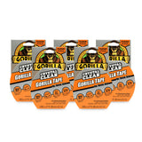 Gorilla Crystal Clear Duct Tape, 1.88 x 9 yd, Clear, (Pack of 5)