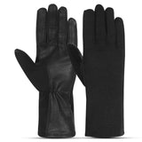 QUALITY WEARS USA Men Flyer Gloves (Black, Tan, Green) (Black, SMALL)
