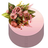 Thyle 20 Pcs 10 Inch Acrylic Round Mirrors for Tables Centerpieces Circle Mirrors Candle Plates for Wall Wedding Table Centerpie