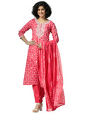 Libas Women'S Pure Cotton Kurta Set (48892_Coral