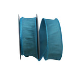 Reliant Ribbon 92975W-913-09F Dupioni Supreme Wired Edge Ribbon, 1-1/2 Inch X 10 Yards, Turquoise