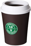 Litem Pencil Holder a Coffee Cup Style of Pencil Holder for organizing Your Desk with a Simple and Modern Look (5Hx3W, WhiteBr