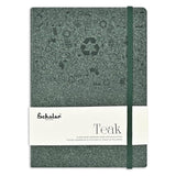 Scholar Teak Notebook 80 Gsm Natural Shade Paper | 160 Pages With Premium Hardbound Notebook With Elastic Closure | Smooth Wri