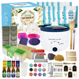 PIUH Goat Milk Soap Making Kit with Soap Melter for Adults, DIY Soap Making Supplies Kit with Natural Goats Milk Soap Base, Soap