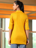 Libas Women'S Straight Tunics (58222_Mustard Mustard Xl