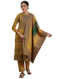 Libas Women'S Wool Blend Kurta Set (48767W_Mustard
