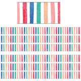 Teacher Created Resources Watercolor Stripes Border Trim, 35 Feet Per Pack, 6 Packs