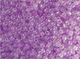 Seed Beads Size:11/0 50 gr / 1.76 oz (Very Light Purple Pearl)