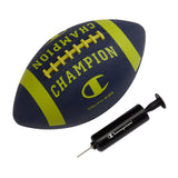 Champion Blitz Football (Youth, Medieval Blue/Evening Primrose), All-Weather Football, Enhanced Grip, Durable Rubber Cover and M