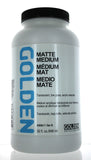 Golden Acryl Med 32 Oz Matte Medium