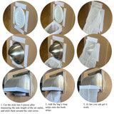 Lunpliran Dryer Vent Lint Bag Lint Traps Lint Dust Bag for Outdoor Indoor Dryer Vents Capturing Lint and Dust