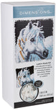 Dimensions Arts and Crafts White Horse Latch Hook Kit, 12L x 12H