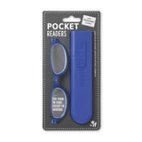 IF Pocket Readers - Blue +1.5, Reading Glasses in a Slim Pocket Sized case, 60 g