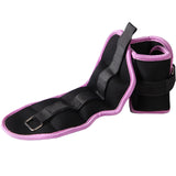 JFIT Ankle Weight Pair 1.0 LBS, Set of 2 with Adjustable hook and loop Straps - Breathable, Moisture Absorbent Weight Straps for