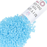 Miyuki Delica Seed Beads - Size 11/0 (1.6 mm), DB0725, Opaque Turquoise, 7.2 g, Approx. 1440 Beads, Made in Japan