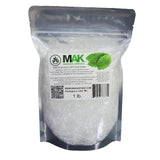 Mak Menthol Crystal 1 LB - Pure Organic 100% Natural - Menthol Crystals from Mint Crystal Mints Mentha Arvensis - Comes in Resea