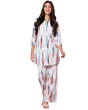 Toplot Co-Ord Kurta Set For Women Printed Straight Kurta With Plazzo (Plazzo-Pair-5137-White-Xl),White,,B0CGR5THY1