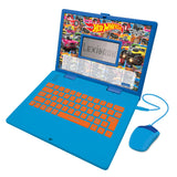 Lexibook Hot Wheels, Educational and Bilingual Laptop in English/Spanish, Toy for Children with 124 Activities to Learn, Play Ga