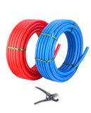 EFIELD 1/2 inch 2 x100 ft Pex-A Pipe/Tubing Blue & Red 200 ft Length for Potable Water-for Hot/Cold Water-Plumbing Applications,