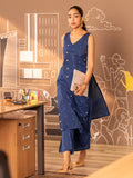 Libas Women'S Pure Cotton Kurta Set (400121O_Blue_M)