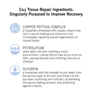 NEOVA SmartSkincare Cu3 Tissue Repair & Post Laser Cream 56g, 2 Oz. | Clinical Repair Copper Peptide Cream | Improves & Accelera
