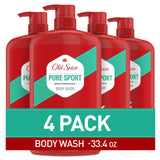 Old Spice Refreshing Body Wash for Men, High Endurance, 3X Defense, 24/7 Shower Fresh with Long Lasting Scent, Pure Sport Scent,