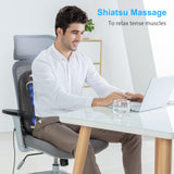 CooCoCo FSA HSA Eligible Shiatsu Back Massager with Heat, Mothers Day Gifts for Mom, Gifts for Dad Men, Portable Massage Chair P