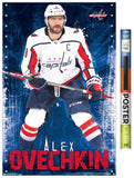 Trends International NHL Washington Capitals - Alex Ovechkin 17 Wall Poster, 34L x 22.4W, Poster & Clip Bundle