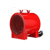 TPI ICH240C Series ICH Construction Site/Utility Fan Forced Portable Heater, 4000/3000W, 16.7/14.4 Amp,red