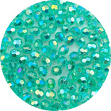 Jmassyang 800pcs 6mm Glossy Acrylic Faceted Beads AB Color Crystal Round Plastic Spacer Crafts Bead for DIY Necklaces Bracelets 