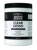 Winsor & Newton Professional Acrylic Medium, Clear Gesso, 946ml (32oz)