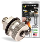 ValvoMax Oil Drain Valve - Quick Twist Oil Drain Plug for DIY Oil Changes At Home in 10 Minutes - No Tools, No Mess, No Cleanup 