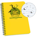 Rite in the Rain All Weather Spiral Notebook, 4 5/8 x 7, Yellow Cover, Birders Journal (No. 195)