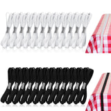 Riakrum Table Bungees Tablecloth Strap Band Tablecloth Bungee Cord to Hold Down Table Cloth for Outdoor Tables Kitchen Tables Pi
