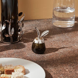 Alessi Fior d'olio Pourer For Olive Oil Bottle in 18/10 Stainless Steel Mirror Polished And Thermoplastic Resin With Taster