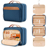 Travel Hanging Toiletry Bag for Women, with Jewelry Organizer Compartment, Medium Waterproof Hanging Makeup Accessories, Cosmeti