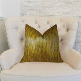 Plutus Brands Golden Wolf Throw Pillow, 24 X 24, Light & Dark Brown