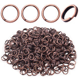 500pcs 6mm Small Split Rings Double Loop Round Split Jump Rings Wire Connectors for DIY Keychain Organization Jewelry Making Art