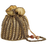 Ruhis Creations Golden Potli