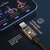 Lightning Headphones for iPhone 13 14 12 Pro Max MFi Certified Lightning Earbuds with Mic Noise Isolation Stereo Bass in-Ear Hea