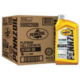 Pennzoil Platinum Full Synthetic 5W-30 Motor Oil (1-Quart, Case of 6)