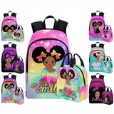 M YESCUSTOM Custom Girls Backpack with Name Personalized Elementary High School Bookbag Girl, Shoulder Bag for Girls Kids Teen M