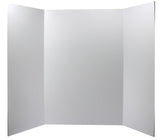 Carolina Pad Ghostline Trifold Foam Display Board, 22 x 28 Inches (22 x 14 Inches Folded), White (12080)