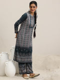 Libas Women'S Wool Blend Kurta Set (48768W_Grey Grey Xl