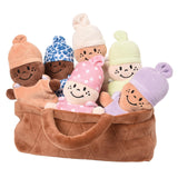 Basket Of Babies Creative Minds Plush Dolls, Soft Baby Dolls Set, 6 Piece Set For All Ages