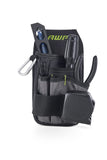 AWP Organizer Tool Pouch | 7 Pockets & Loops for Tool Organization | HeavyDuty Metal Belt Clip Attachment