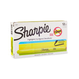 SHARPIE Accent PocketStyle Highlighters, Fluorescent Yellow, 12 Count (27025)